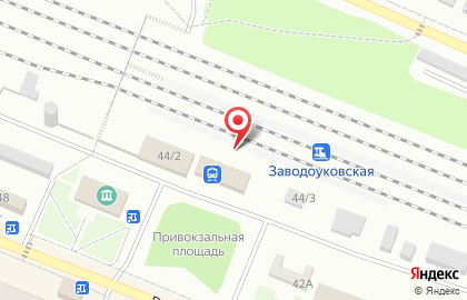 Железнодорожный вокзал, г. Заводоуковск на карте