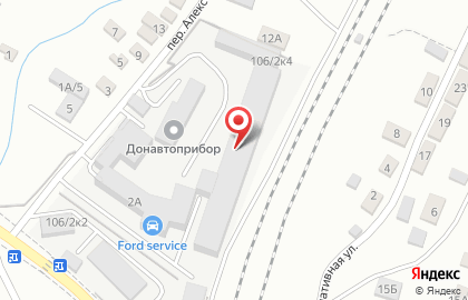 Шиномонтажная мастерская в Пролетарском районе на карте