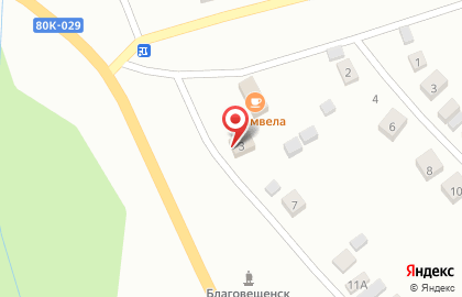 Продуктовый магазин в Уфе на карте