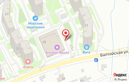 Киоск фастфудной продукции, Советский район на Балтийской улице на карте