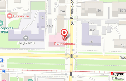 Больница Областная детская больница в Томске на карте