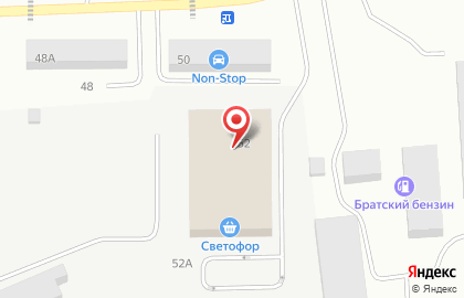 Дискаунтер Светофор в проезде Стройиндустрии на карте