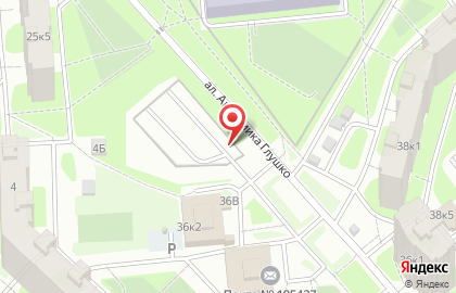 Автостоянка на Светлановском проспекте, 36Б на карте