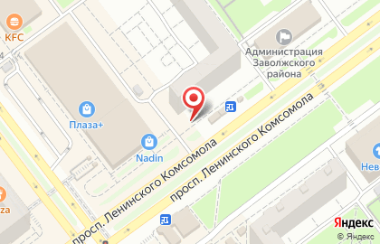 Киоск по продаже печатной продукции на проспекте Ленинского Комсомола на карте