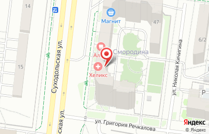 Хеликс на карте
