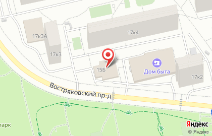 Магазин фастфудной продукции в Востряковском проезде на карте