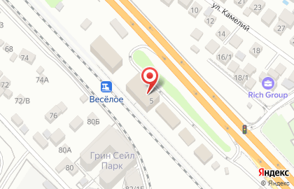 Адлерский железнодорожный таможенный пост на карте