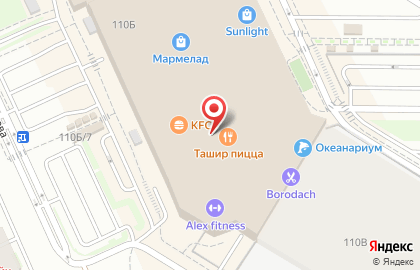 Ресторан быстрого обслуживания Жар-Пицца в Дзержинском районе на карте