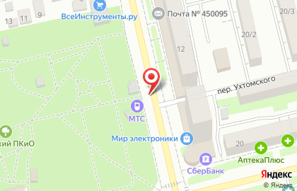 МТС на улице Ухтомского на карте