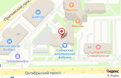 Интернет-магазин Б-Касса на Октябрьском проспекте на карте