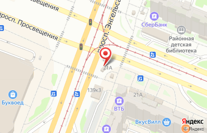 Салон цветов в Санкт-Петербурге на карте