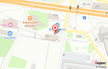 Автосервис и магазин автозапчастей на проспекте Патриотов на карте
