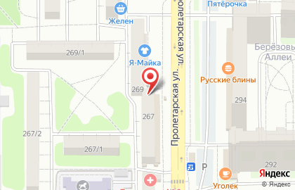 Магазинов напитков Бочка на Пролетарской улице на карте