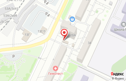 Березовский в Ленинском районе на карте