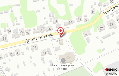 Продуктовый магазин в Рязани на карте