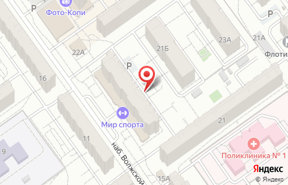 Реклама в подъездах от РА Арт-Лифт в Тракторозаводском районе на карте