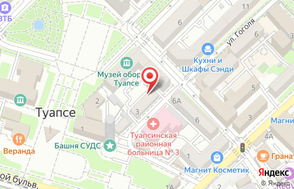 Лаборатория Городская Сочинская Централизованная Лаборатория на улице Гоголя на карте