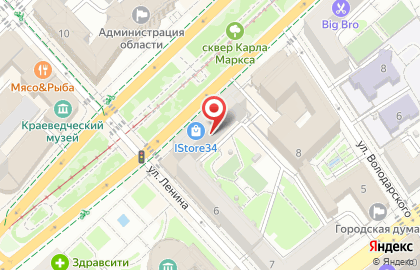 Кофейня Coffee Like на проспекте Ленина в Центральном районе на карте