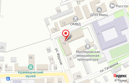Участковый пункт полиции в Ростове-на-Дону на карте