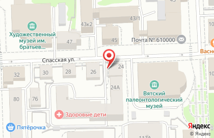 Юридическое бюро Консул на Спасской улице на карте