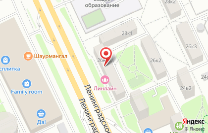Декор-центр Ойкос (OIKOS) на Ленинградке на карте