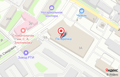 Банкомат АКИБ Образование, филиал в г. Туле в Привокзальном районе на карте