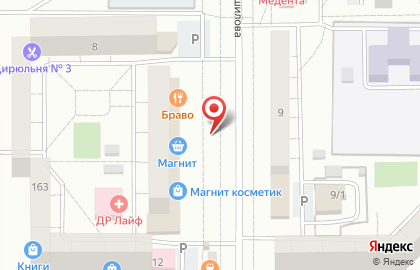 Автостоянка в Челябинске на карте