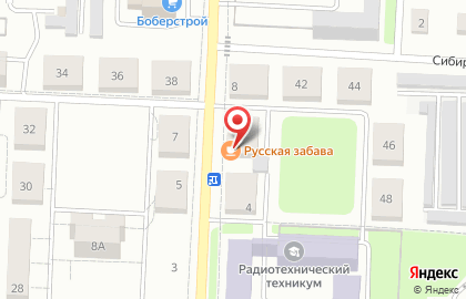 Кафе-пельменная Русская Забава на карте
