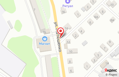 Агентство недвижимости Просторы на улице Матюшенко на карте