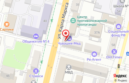 Ювелирный магазин Сапфир на улице К.Маркса на карте