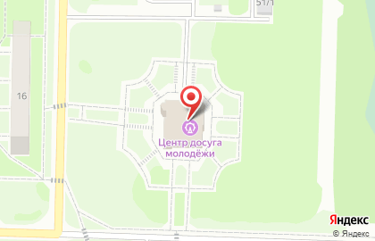 Центр досуга молодежи на карте