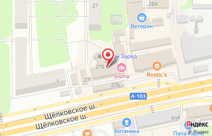 Лайнер на карте