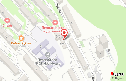 Продуктовый магазин в Сочи на карте