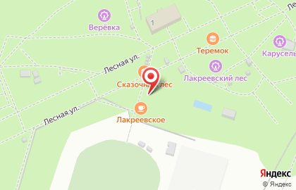 Лакреевское на карте