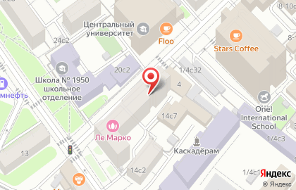 Продуктовый магазин на ул. Гашека, 2 ст1 на карте