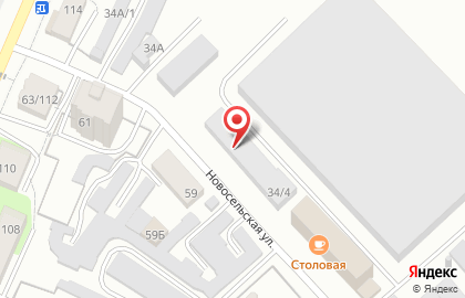 Антар на Новосельской улице на карте