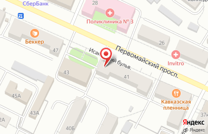 Московский Индустриальный Банк на Первомайском проспекте на карте
