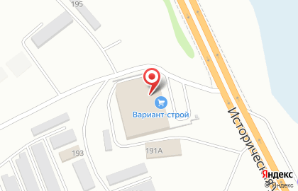 Автосалон ВолгаАвтоГрад на Исторической улице на карте