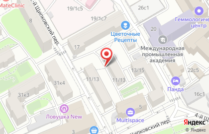 Центральная Автошкола на Добрынинской на карте