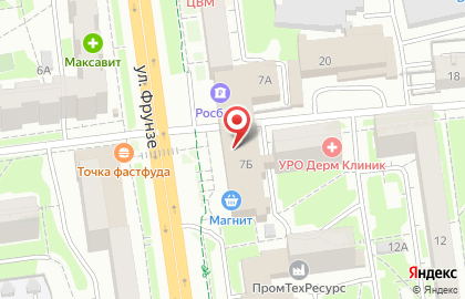 Семейное кафе Пиноккио в Советском районе на карте