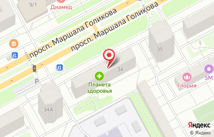 Магазин Пинта в Кургане на карте