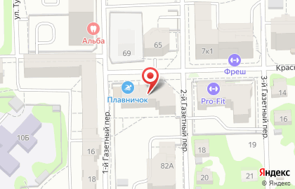 Женский фитнес-клуб Monroe на Красноармейской улице на карте