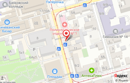 Магазин разливного пива Живой дисконт на площади Толстого на карте
