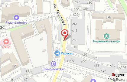 А-сервис на улице Типанова на карте