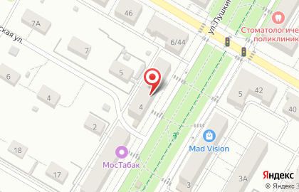 Детский магазин Мишка Панда на улице Пушкина на карте