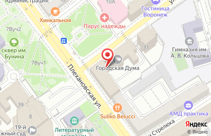 Психиатрический центр Екатерины Шуровой в Воронеже на карте