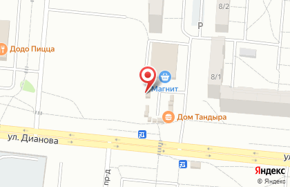Магазин овощей и фруктов в Кировском районе на карте