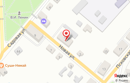 Гостевой дом в Пскове на карте