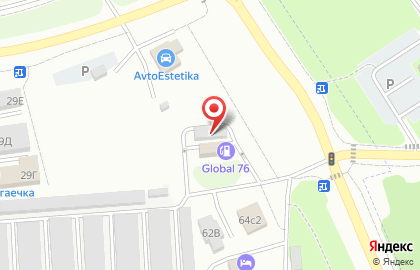 АЗС Global76 в Заволжском районе на карте