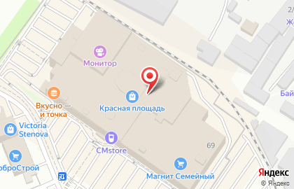 Кафе-пекарня Cinnabon в ТЦ ​Красная площадь на карте